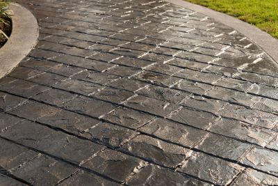 Stamped concrete pattern