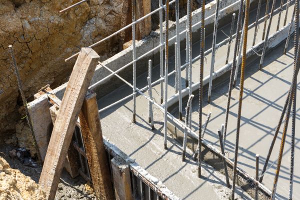 Concrete Footing Pouring in Charlotte