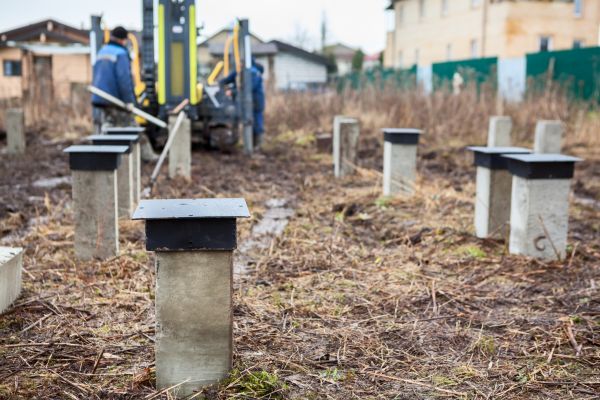 Concrete Piling Installation in Charlotte