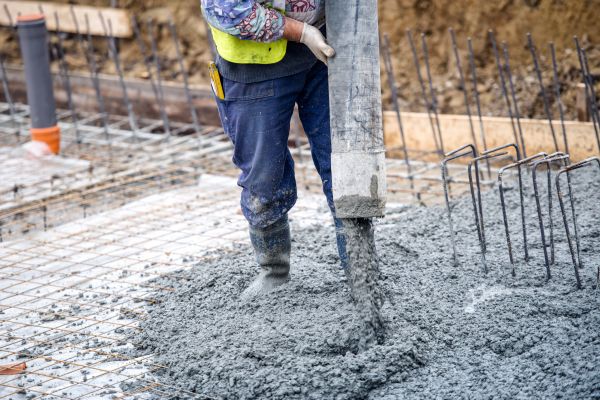 Cabin Foundation Pouring in Charlotte